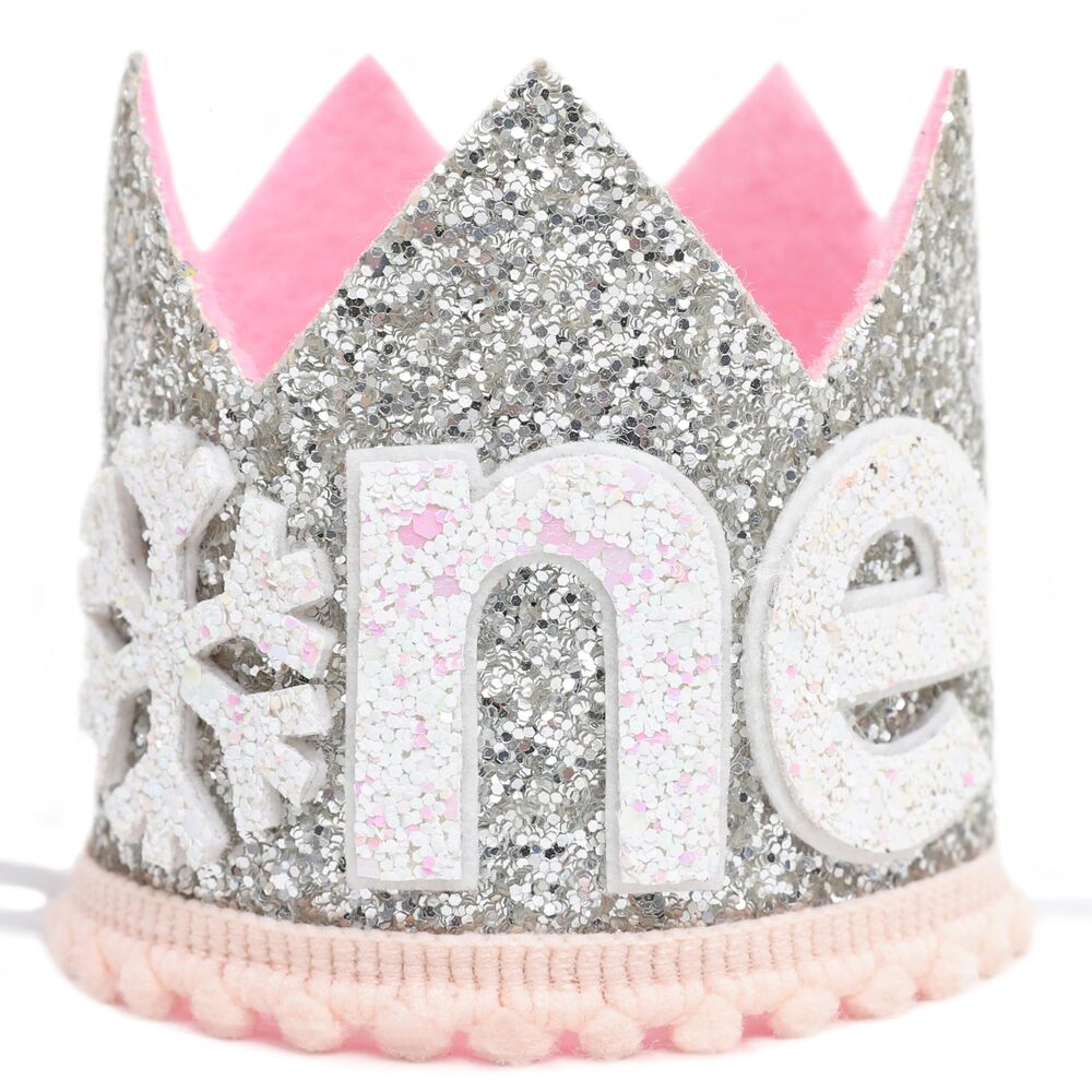 6408 Snowflake 1st Birthday Crown - Snowflake 1st Birthday